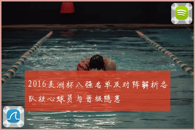 2016美洲杯八强名单及对阵解析各队核心球员与晋级隐患