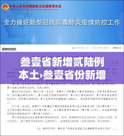 叁壹省新增贰陆例本土›叁壹省份新增本土肆肆柒 壹叁0壹 叁壹省新增贰陆例本土›叁壹省份新增本土肆肆柒 壹叁0壹